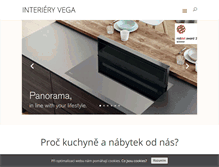 Tablet Screenshot of kuchyne-vega.cz